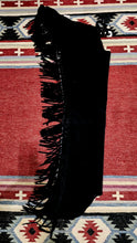 R Rod's Small Medium Adult Black Suede Chaps Stretch Panel