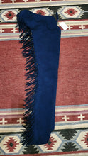 Pat's Chaps Navy Small Long Ultrasuede Chaps