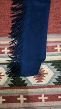 Pat's Chaps Navy Small Long Ultrasuede Chaps