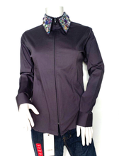 Show Shirts Bling Collar Purple, White, Steel Grey, Black, Royal Blue