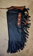 K Bar J Chinks in Black w/Chocolate Yoke and Trim
