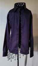 Faux Button Up Shirt with Full length Hidden Zipper by RHC