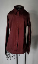 Faux Button Up Shirt with Full length Hidden Zipper by RHC