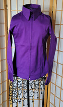 Youth Zip Up Show Shirts Royal Blue, Black, White, Purple, Coral, Teal