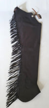 R Adult Medium Berry Fit Charcoal Ultrasuede Chaps