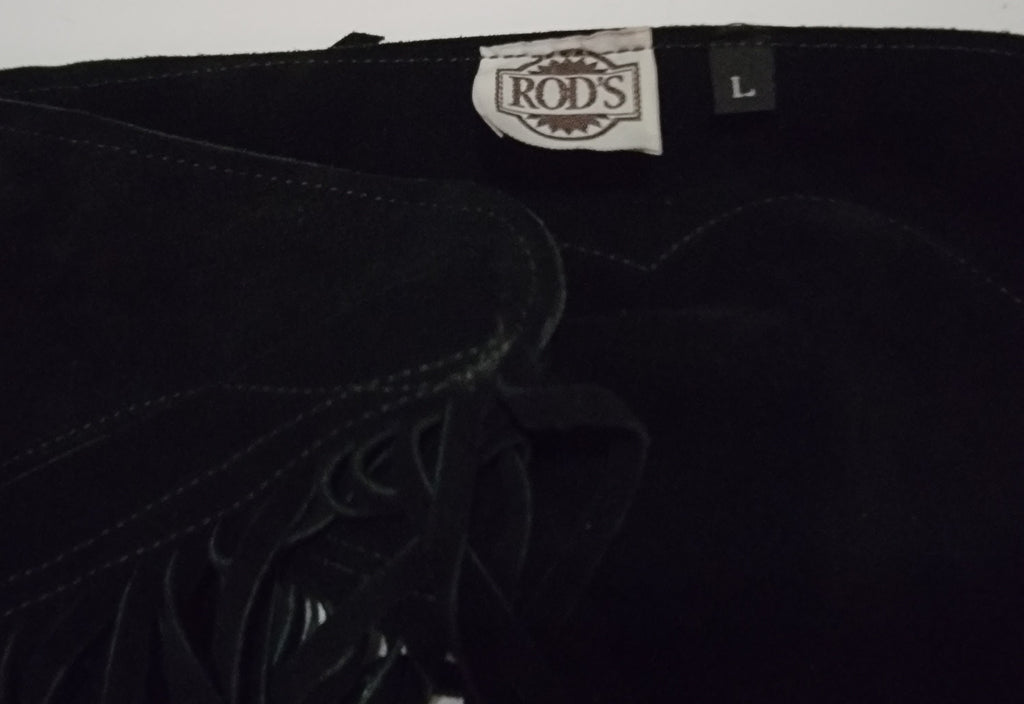 Youth Large Rods Suede Chaps Rock & Rail Western Wear