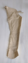 R Youth Large Hobby Horse Tan Ultrasuede Chaps Scalloped