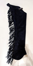 R Adult Small Hobby Horse Navy Ultrasuede Chaps