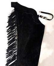 YOUTH XLarge Hobby Horse Suede Black CHAPS