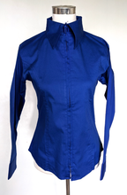 ZIP UP SHOW SHIRTS XS-4X Ladies Solid Colors