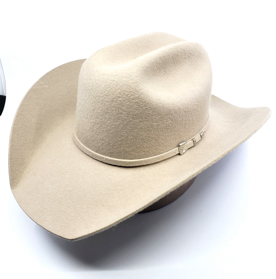 1= = Schneiders 3X Rodeo King Buckskin 7 3/8