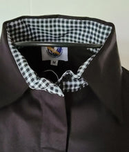 Faux Button Up Shirt with Full length Hidden Zipper by RHC