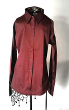 Faux Button Up Shirt with Full length Hidden Zipper by RHC