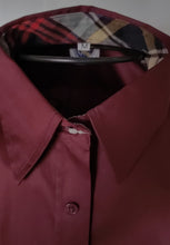 Faux Button Up Shirt with Full length Hidden Zipper by RHC