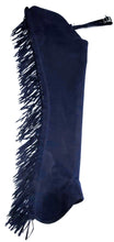 R Adult Small Hobby Horse Navy Ultrasuede Chaps