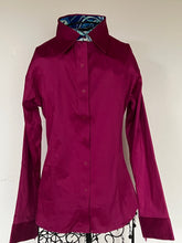 Faux Button Up Shirt with Full length Hidden Zipper by RHC