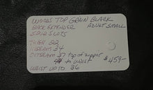 Woods Adult Small Top Grain Black Chaps