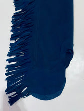 1 == Adult XS / Small Longs Navy Ultrasuede Chaps