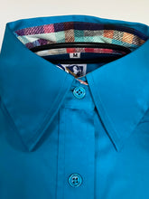 Faux Button Up Shirt with Full length Hidden Zipper by RHC