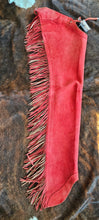 Red Top Grain Chaps Adult Small