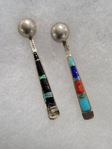 Unique Reversible Navajo Earrings