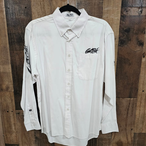 Sale Good Ride Mens Medium White Shirt New Black Logo