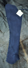 R Adult Small Hobby Horse Navy Ultrasuede Scalloped Chaps New