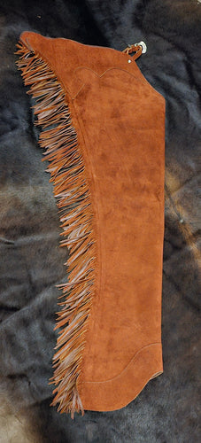 R Top Grain Rust Adult Medium Long Chaps