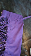 R Grape Ultrasuede Chaps Youth Small