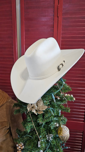 R Rodeo King White 7X Hat