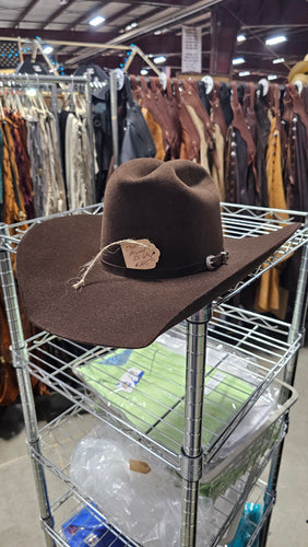 R Atwood Chocolate 5X size 6 3/4 Hat