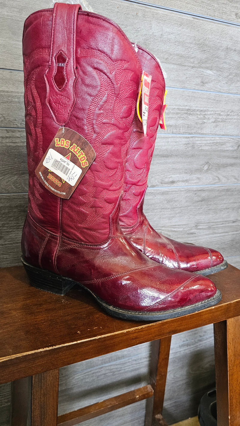 EEL Skin Los Altos boots Los Altos J toe Eel Cowboy Boots - Tim main image 4