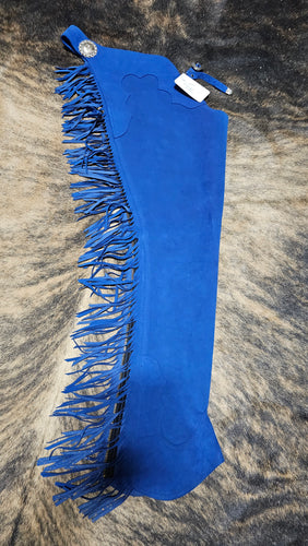 R Hobby Horse Adult Small Royal Blue Suede