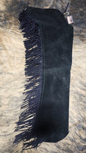 R Adult Large Black Suede Chaps