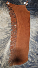 R Pat's Chaps Adult Medium Rust Suede Chaps, Excellent!