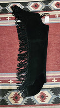 Heavyweight Black Suede Chaps Adult Small Short