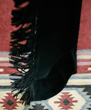 Heavyweight Black Suede Chaps Adult Small Short
