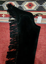 Heavyweight Black Suede Chaps Adult Small Short