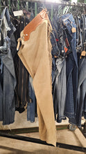 Tan Suede Floral Basketweave size Medium Chaps