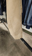 Tan Suede Floral Basketweave size Medium Chaps