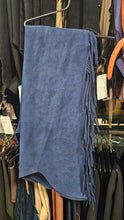 Navy Ultrasuede Medium Long Chaps