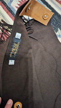 Berry Fit Chocolate Ultrasuede Chaps Large New