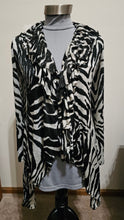 Alberto Makali CARDIGAN Sheer size small Tiger