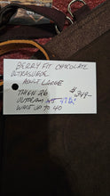 Berry Fit Chocolate Ultrasuede Chaps Large New