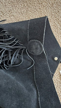 Adult Small long Suede Black Chaps