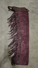 K Bar J Copper Burgundy Roughout Cowhorse Ranch Riding Chaps