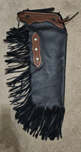 K Bar J Chinks in Black w/Chocolate Yoke and Trim