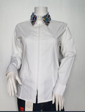 CLEARANCE Show Shirts Bling Collar Purple, White, Steel Grey, Black, Royal Blue