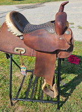 OG Billy Cook Barrel Saddle 15" Sulphur OK high back