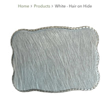 Wallet Buckle White Hair on Hide